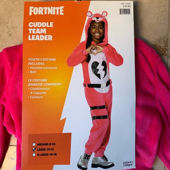 Fortnite cuddle team leader youth costume - Picture 2 of 6